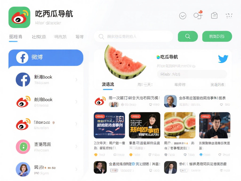 在大多数情况下，社交媒体是吃瓜导航的重要